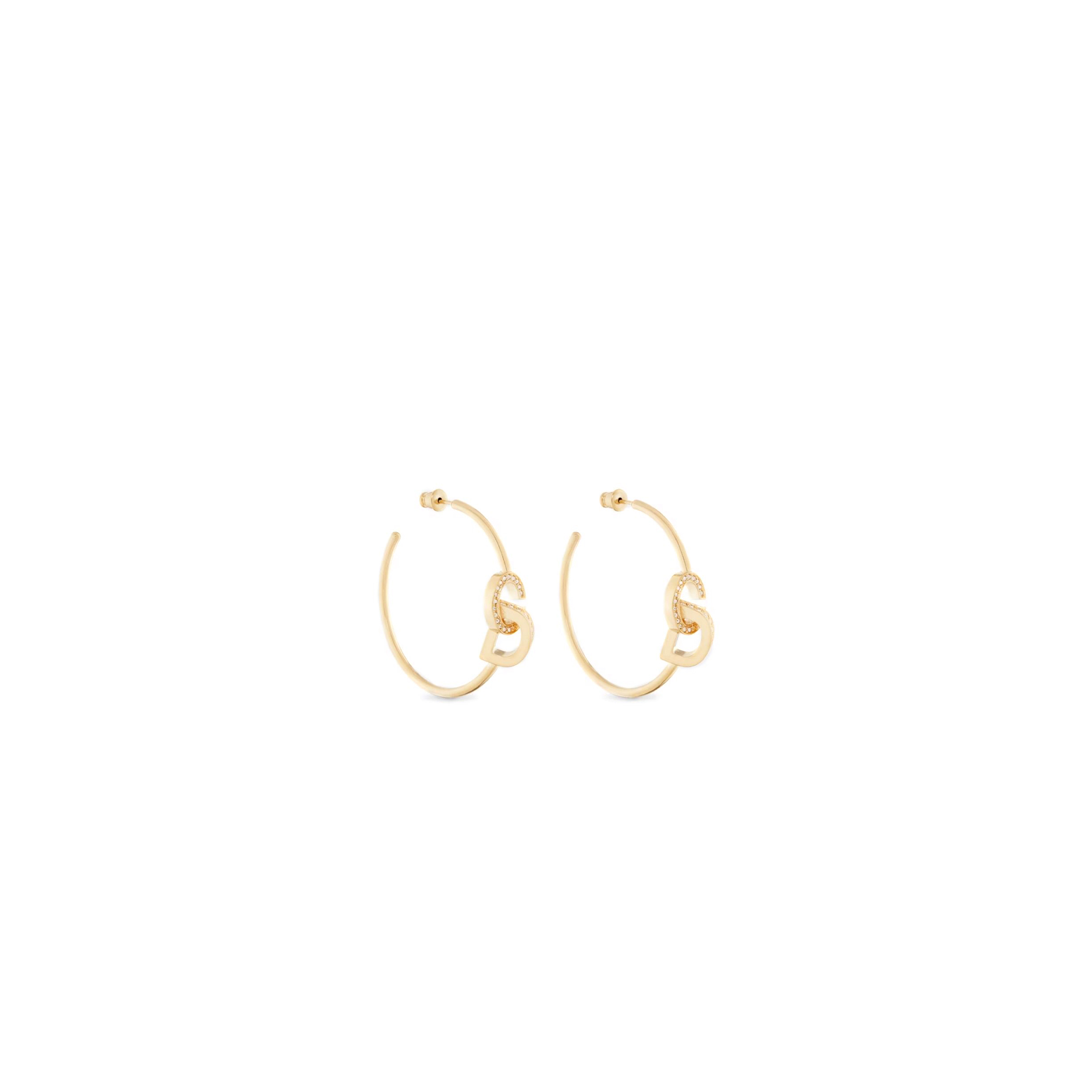 DIOR CD LOCK EARRINGS E2429WOMCY_D03S